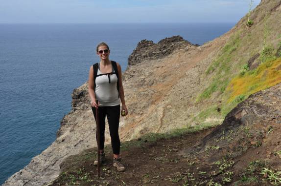 Percorrendo as belíssimas paisagens da Na'Pali Coast, no caminho para a Kalalao, em Kauai, no Havaí